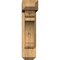 Ekena Millwork Olympic Craftsman Smooth Bracket w/ Offset Brace, Western Red Cedar, 5 1/2"W x 18"D x 22"H BKT0604X18X22OLY04SWR - alternate 4